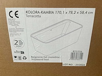 Allibert kolora kambia vrijstaande bad terracotta - afbeelding 1 van  1