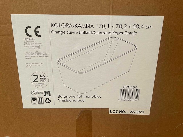 Allibert kolora kambia vrijstaande bad - afbeelding 4 van  4