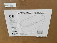 Allibert mareya lena vrijstaande bad wit - afbeelding 3 van  4