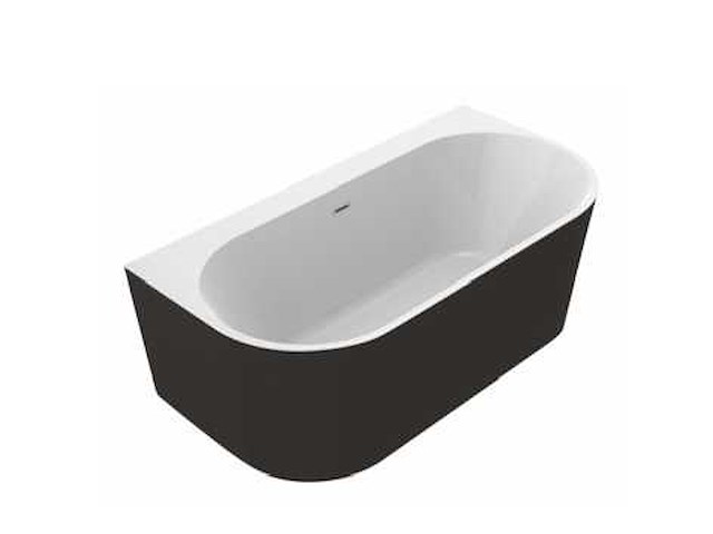 Allibert ondina ligbad mat zwart - afbeelding 2 van  4