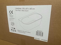 Allibert ondina ligbad mat zwart - afbeelding 3 van  4