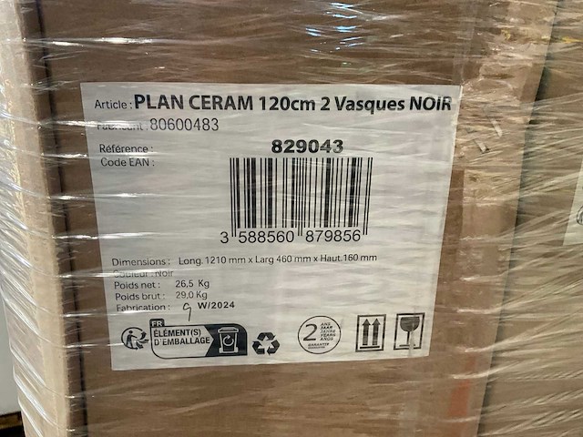 Allibert primo 120cm wastafel (8x) - afbeelding 4 van  4