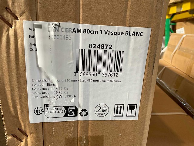 Allibert primo 80cm wastafel - afbeelding 4 van  5
