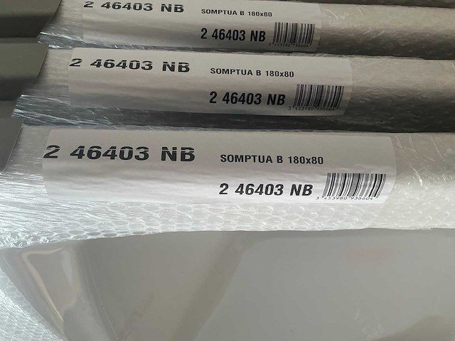 Allibert somptua inbouw bad 180x80cm (2x) - afbeelding 3 van  3