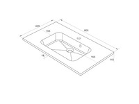 Allibert style wastafel - afbeelding 2 van  4