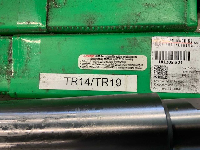 Allied machine & enginering wisselplaatboorhouder (6x) - afbeelding 3 van  3