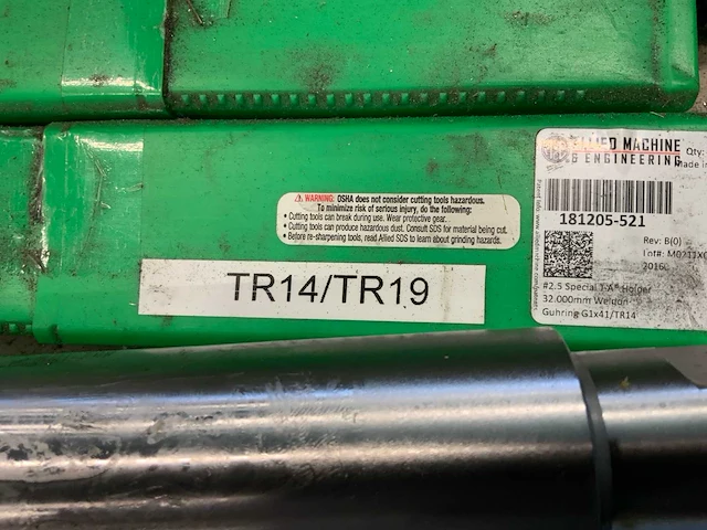 Allied machine & enginering wisselplaatboorhouder (6x) - afbeelding 3 van  3