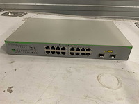 Allied telesis at-gs950/16 16-poorts switch - afbeelding 1 van  2