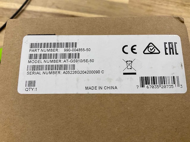 Allied telesis gs910/5e-50 switch - afbeelding 2 van  2