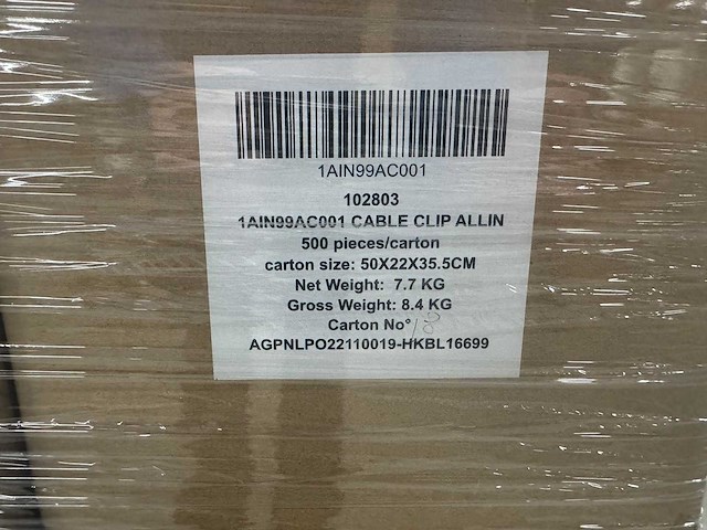 Allimex - kabelklem allin (500x) - afbeelding 2 van  2