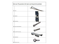 Allimex - montageset platdak voor 72 panelen (12 rijen van 6) - afbeelding 2 van  8