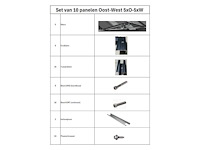 Allimex - montageset van 10 panelen oost-west 5xo-5xw - afbeelding 2 van  9