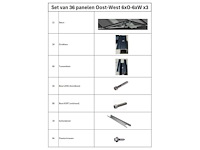 Allimex - montageset van 36 panelen oost-west 6xo-6xw 3x - afbeelding 2 van  7