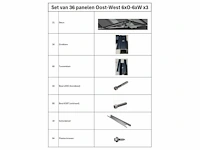 Allimex - montageset van 36 panelen oost-west 6xo-6xw 3x - afbeelding 2 van  9