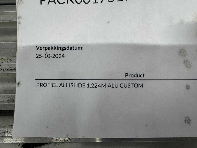 Allimex - profiel allslide 1224 mm (83x) - afbeelding 3 van  3