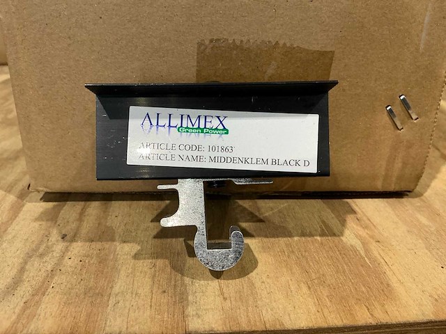 Allimex 101863 zwart middenklem (2900x) - afbeelding 4 van  5