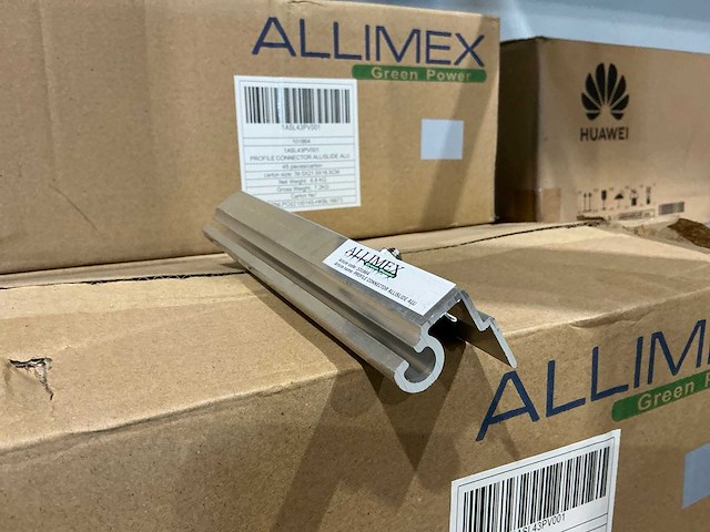 Allimex allislide alu profiel connector (495x) - afbeelding 1 van  2