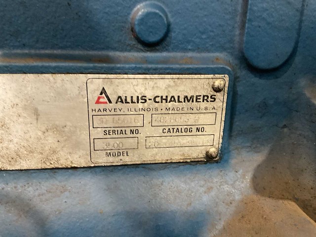 Allis chalmers 3500 dieselmotor - afbeelding 6 van  7