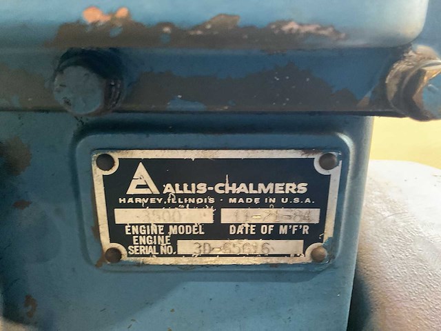 Allis chalmers 3500 dieselmotor - afbeelding 7 van  7