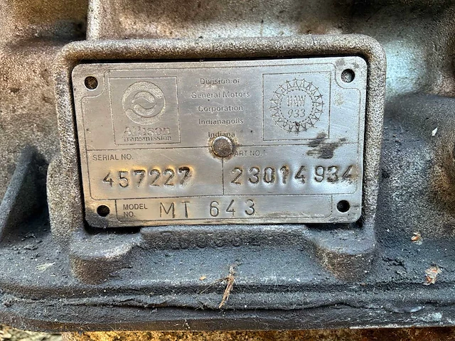 Allison mt643 automaat versnellingsbak - afbeelding 5 van  5