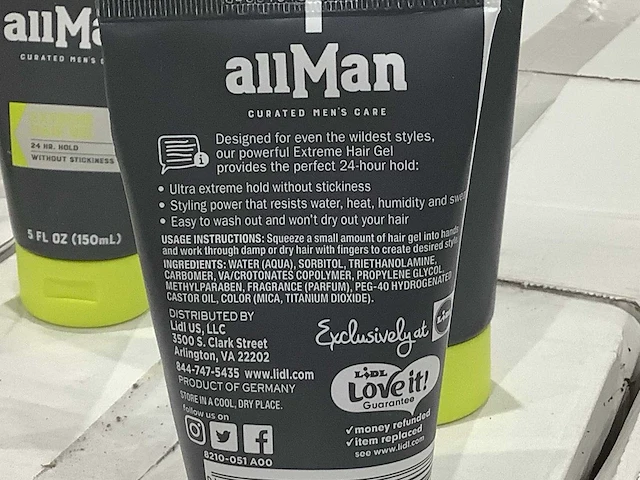 Allman - extreme hair gel - 150 ml - haargel (600x) - afbeelding 6 van  6