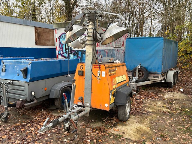 Allmand night-lite pro mobiele lichtmast - afbeelding 1 van  17