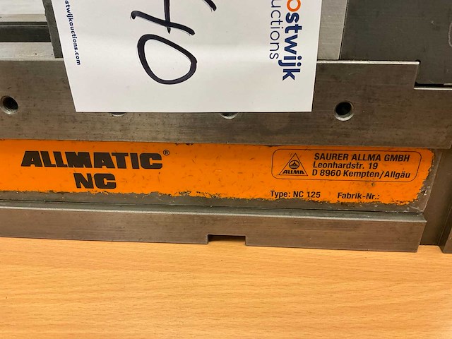 Allmatic nc125 machineklem - afbeelding 5 van  5