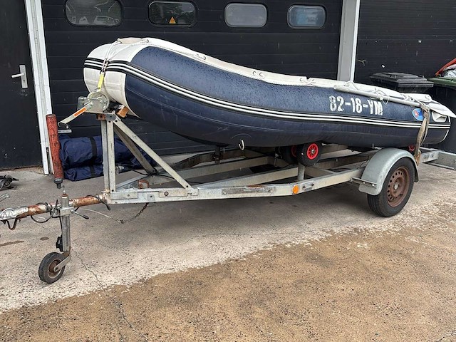 Allpa - sens350 - rubberboot met boottrailer - afbeelding 1 van  11