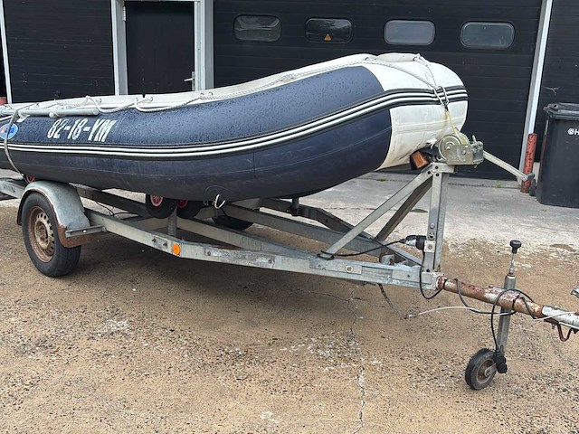 Allpa - sens350 - rubberboot met boottrailer - afbeelding 9 van  11