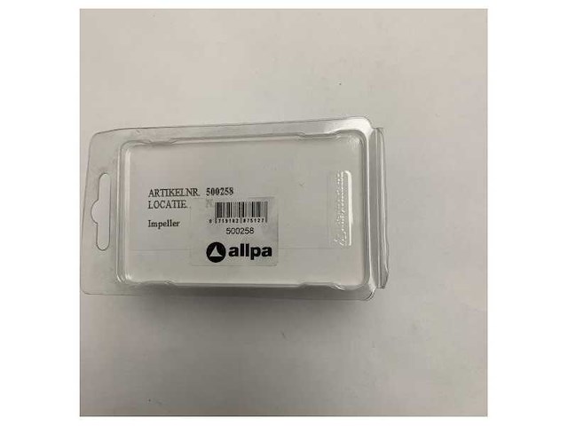 Allpa 500258 marine water pump impeller vervangingsonderdeel duurzaam koelsysteem - afbeelding 3 van  3