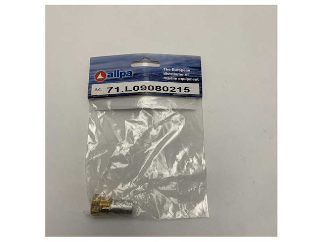 Allpa 71.l09080215 durable corrosion-resistant anode for lombardini engine paguro generator set - afbeelding 1 van  2