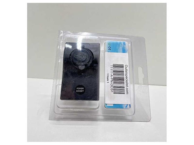 Allpa pn-dcs1 zwarte power socket 12v - afbeelding 2 van  4