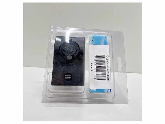Allpa pn-dcs1 zwarte power socket 12v - afbeelding 2 van  4