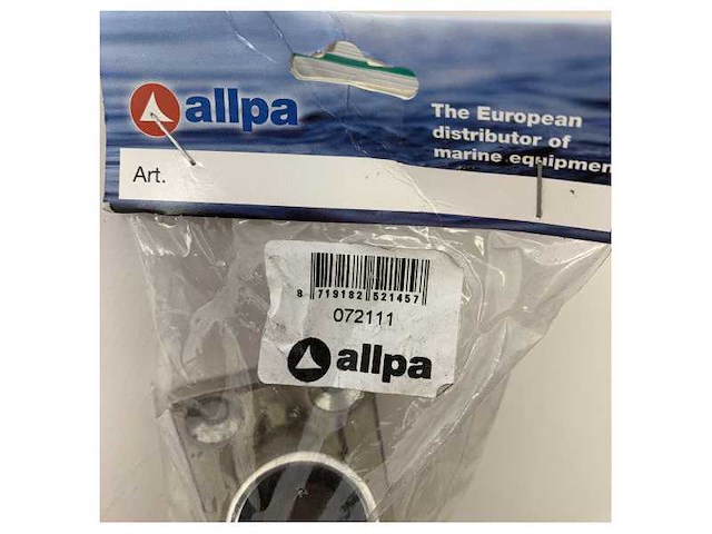 Allpa roestvrijstalen rail steunbeugel 25 mm - 072111 - afbeelding 3 van  5