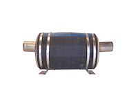 Allpa stainless steel marine exhaust silencer 124 mm - 56825 - afbeelding 1 van  12