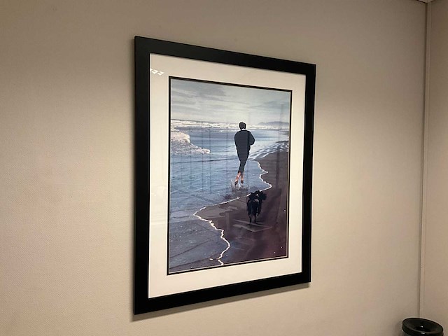 Allposters j.f. kennedy ingelijste zwart-wit foto (20x) - afbeelding 8 van  20