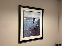 Allposters j.f. kennedy ingelijste zwart-wit foto (20x) - afbeelding 8 van  20