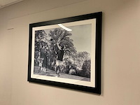 Allposters j.f. kennedy ingelijste zwart-wit foto (20x) - afbeelding 11 van  20