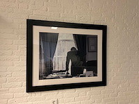 Allposters j.f. kennedy ingelijste zwart-wit foto (20x) - afbeelding 12 van  20
