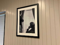 Allposters j.f. kennedy ingelijste zwart-wit foto (20x) - afbeelding 15 van  20