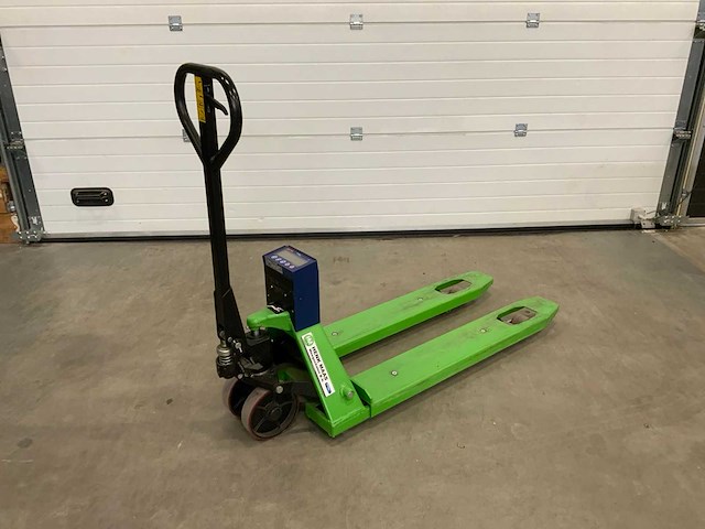 Allscales isc-xs hydraulische palletwagen met weegschaal - afbeelding 1 van  4