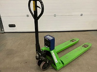 Allscales isc-xs hydraulische palletwagen met weegschaal - afbeelding 3 van  4