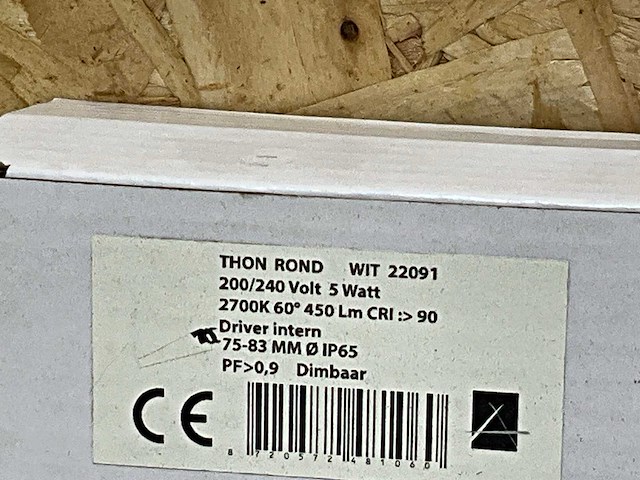 Allure a22091 downlighter 22091 wit rond 5w 2700k 450lm dim 230v - (7x) - afbeelding 3 van  3