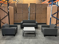 Allweather tuinset, zonder tafel, donker grijs - afbeelding 4 van  4