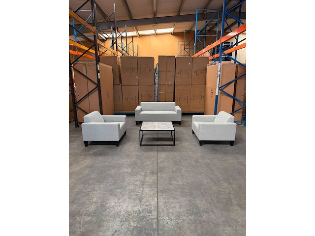 Allweather tuinset, zonder tafel, licht grijs - afbeelding 1 van  5