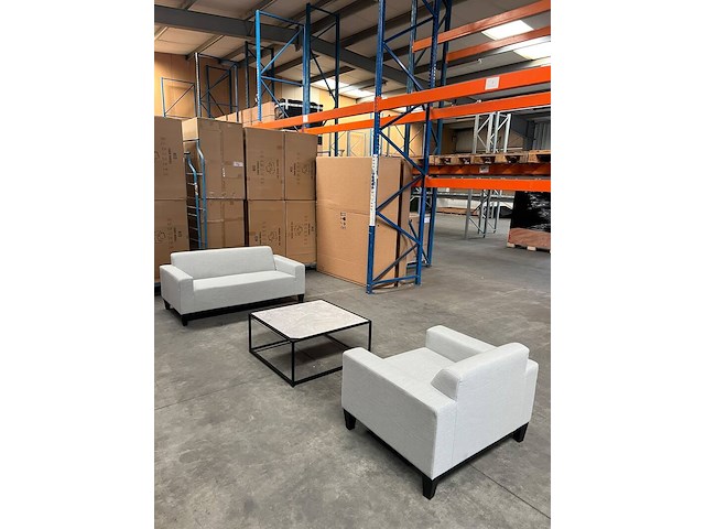 Allweather tuinset, zonder tafel, licht grijs - afbeelding 4 van  5