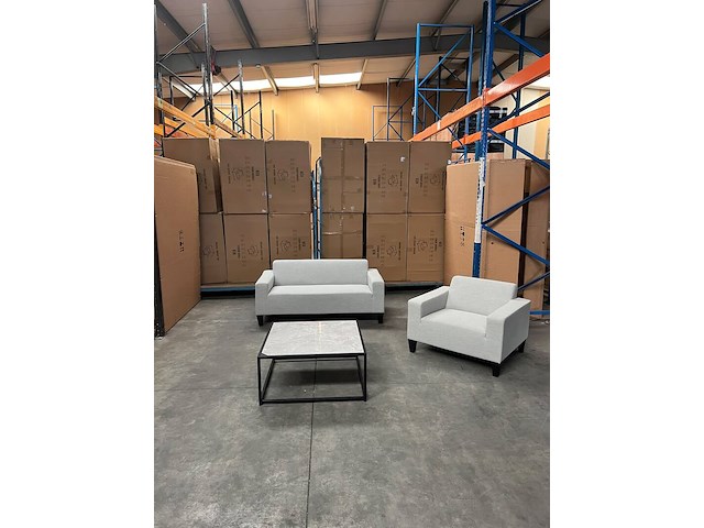 Allweather tuinset, zonder tafel, licht grijs - afbeelding 5 van  5