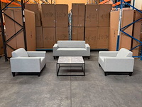Allweather tuinset, zonder tafel, licht grijs - afbeelding 1 van  5
