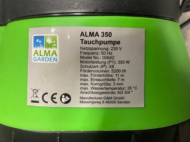 Alma garden 350 dompelpomp (3x) - afbeelding 2 van  2