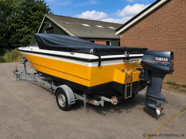 Almar speedboot met yamaha 40 pk & pega trailer - afbeelding 5 van  15